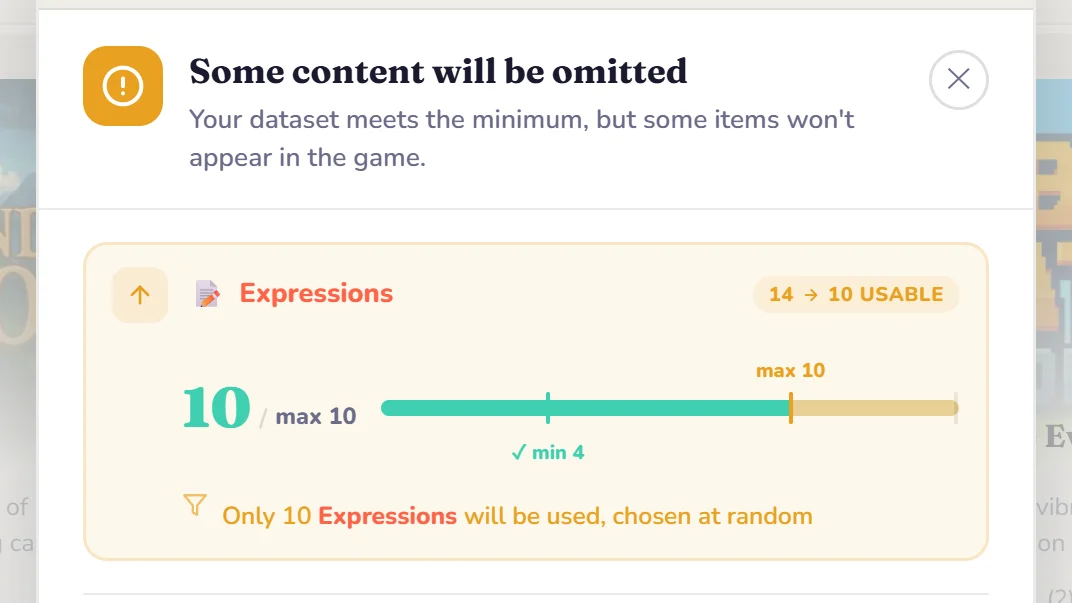 Adjust lesson data